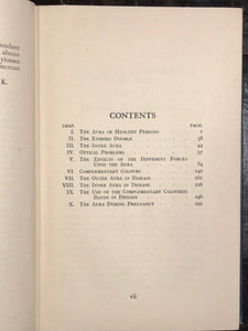 THE HUMAN ATMOSPHERE OR THE AURA MADE VISIBLE - Kilner, 1920 - Auras Illustrated