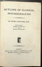 OUTLINE OF CLINICAL PSYCHOANALYSIS - Fenichel, 1st 1934 - MANIC NEUROSES OCD