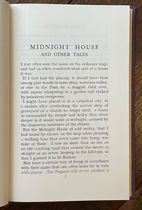MIDNIGHT HOUSE AND OTHER TALES - Arno Press, 1st 1976 - MACABRE HORROR STORIES