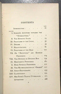 OCCULTISM AND COMMON-SENSE - 1st Ed, 1908 - GHOSTS SPIRITS DIVINATION PSYCHIC