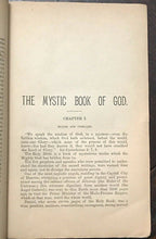 MYSTIC BOOK OF GOD UNSEALED - 1st 1897 GOD DIVINE MANKIND CHERUBIM ANGELS BIBLE