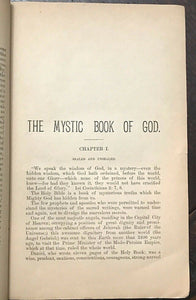 MYSTIC BOOK OF GOD UNSEALED - 1st 1897 GOD DIVINE MANKIND CHERUBIM ANGELS BIBLE