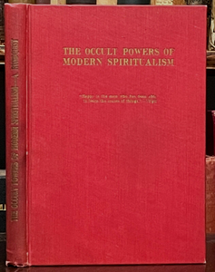 OCCULT POWERS OF MODERN SPIRITUALISM - Rundquist, 1st 1925 PSYCHIC SUPERNATURAL