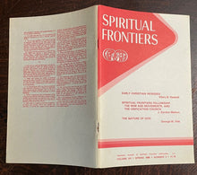 SPIRITUAL FRONTIERS MAGAZINE - Spring 1980 - CHRISTIAN MYSTICISM, MIRACLES, GOD