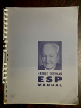 SIGNED - ESP MANUAL - H. Sherman, 1st 1972 - PSYCHIC RESEARCH TELEPATHY OCCULT
