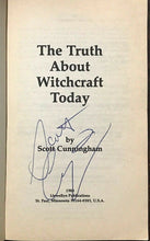 THE TRUTH ABOUT WITCHCRAFT - Cunningham, 1988 SIGNED - MAGICK WITCH WICCA