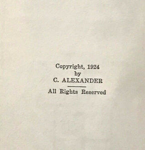 PERSONAL MAGNETISM - C. Alexander, 1st 1924 - OCCULT VISUALIZATION MANIFESTATION
