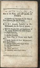 LORD (FRANCIS) BACON'S ESSAYS, OR COUNSELS MORAL & CIVIL - Complete 2 Vols, 1720