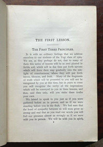 FOURTEEN LESSONS IN YOGI PHILOSOPHY - Atkinson 1904 EASTERN SPIRITUALISM OCCULT