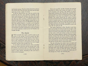 THE HOUDINI MESSAGES - 1st 1929 - ARTHUR FORD, MEDIUMSHIP, SPIRITUALISM, PSYCHIC