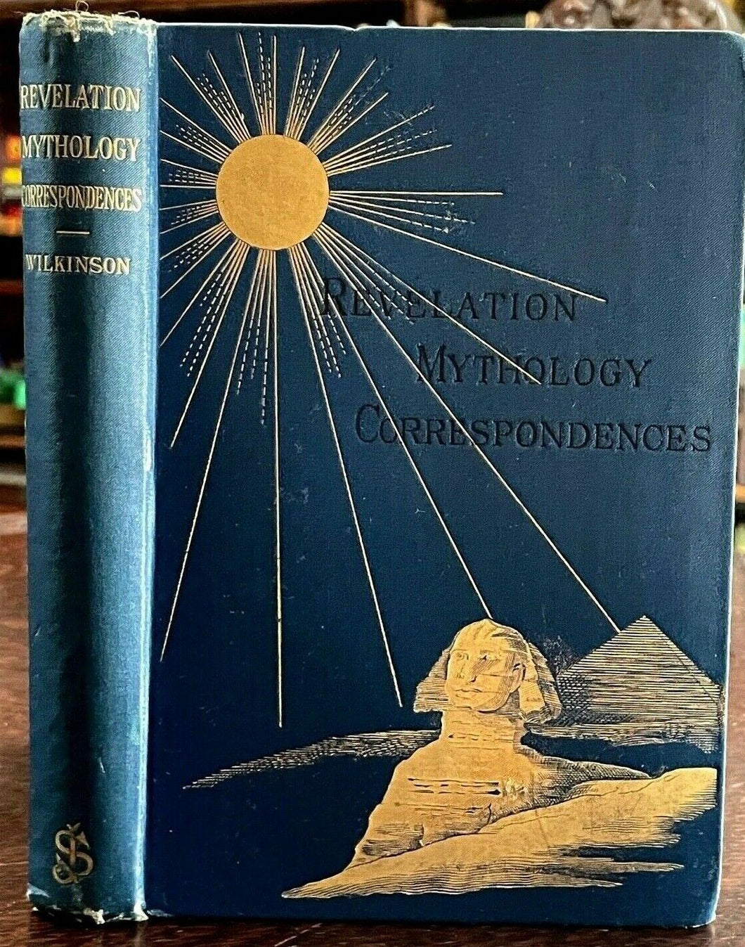 REVELATION MYTHOLOGY CORRESPONDENCES - 1st 1887 SIGNED - MYTHOLOGY LEGENDS