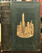 MONUMENTS OF EGYPT / WITNESS FOR THE BIBLE - Hawks, 1st 1850 ANCIENT EGYPT