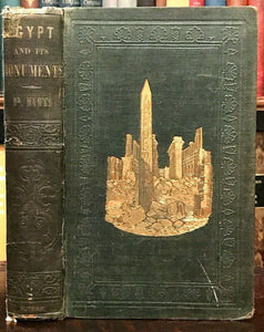 MONUMENTS OF EGYPT / WITNESS FOR THE BIBLE - Hawks, 1st 1850 ANCIENT EGYPT