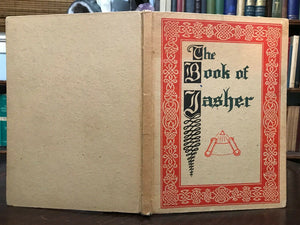 BOOK OF JASHER, SACRED BOOK OF THE BIBLE - 1948 ROSICRUCIAN AMORC MAGIC JEWS