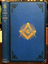 THE SPIRIT OF MASONRY - Hutchinson, 1903 - FREEMASONRY SACRED GEOMETRY RITES