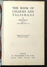 SEPHARIAL - BOOK OF CHARMS AND TALISMANS, 1950 - KABALA MAGICK AMULETS OCCULT