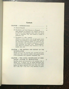 PROSTITUTION: ITS CAUSES & HEREDITY - Kemp, 1st 1936 PROSTITUTES PSYCHIATRY