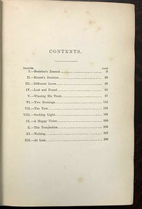 SEEN AND UNSEEN: A NOVEL - Algatchie, 1876 OCCULT MEDIUM SPIRITUALIST LITERATURE