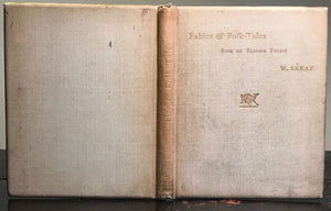 1901 FABLES & FOLK-TALES FROM AN EASTERN FOREST - SKEAT, 1st/1st MALAYSIAN MYTHS