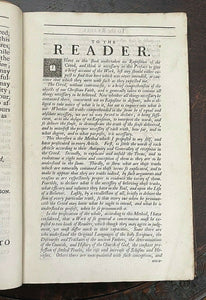 EXPOSITION OF THE CREED - Pearson, 1715 - GOD RELIGION ANGLICAN APOSTLES' CREED
