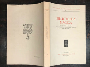 BIBLIOTHECA MAGICA - 1st Ed, 1985 - ALCHEMY MAGIC ASTRONOMY SORCERY