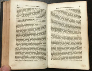 CONSTITUTION OF MAN - Combe, 1845 - PHRENOLOGY BRAIN MIND RELATIONSHIPS BEHAVIOR