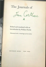 THE JOURNALS OF JEAN COCTEAU - 1st, 1956 AUTOBIOGRAPHY SURREALISM ARTIST AUTHOR