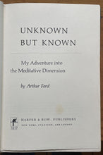 SIGNED - UNKNOWN BUT KNOWN - Arthur Ford, 1st 1968 - AFTERLIFE GOOD EVIL SPIRITS