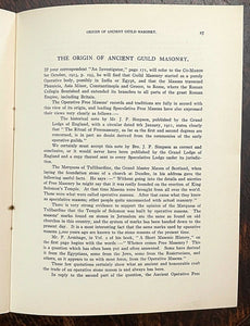 THE CO=MASON Journal - 1st, Jan 1915 - MEN WOMEN FREEMASONRY MASONIC MYSTERIES