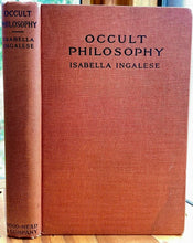 OCCULT PHILOSOPHY - Ingalese, 1950 OCCULT PSYCHIC SPIRIT AFTERLIFE MANIFESTATION