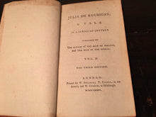JULIA DE ROUBIGNE, A Tale In a Series of Letters. Henry Mackenzie 3rd Ed. 1782