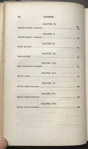 TRADITIONS OF FREEMASONRY - Pierson, 1st 1865 MASONIC RITUALS ANCIENT MYSTERIES