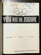 YOU AND THE ZODIAC - 1st Ltd Ed, 1959 ASTROLOGY ZODIAC PERSONALITIES MAPS POSTER