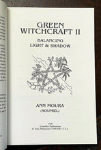 GREEN WITCHCRAFT - COMPLETE 3 Vol SET 1st Ed, ANN MOURA - WICCA NATURAL MAGICK