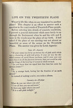 TWENTIETH PLANE - Watson, 1st 1919 - MEDIUMS, SEANCES, PSYCHIC, AFTERLIFE, SOUL