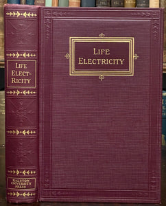 LIFE ELECTRICITY - Shaftesbury 1926 MAGNETISM HYPNOTISM HEALTH VITALITY EUGENICS