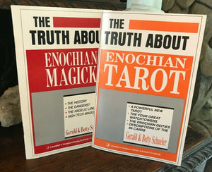 TRUTH ABOUT ENOCHIAN MAGICK + TRUTH ABOUT ENOCHIAN TAROT - 1st, 1989 - Lot of 2