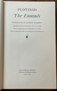 PLOTINUS THE ENNEADS - MacKenna, 1969 - ANCIENT GREEK PHILOSOPHY ...