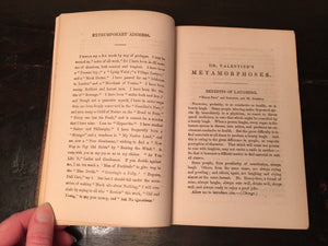 COMIC METAMORPHOSES Dr. W. Valentine 1st Ed 1855, Barnum Circus Performer, RARE