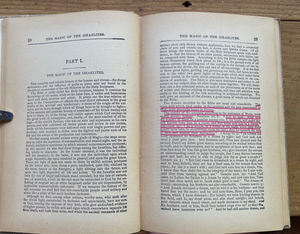 6th & 7th BOOKS OF MOSES, OR MOSES' MAGICAL SPIRIT ART - MAGICK GRIMOIRE, 1880