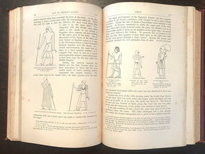 LIFE IN ANCIENT EGYPT - Erman, 1st Ed 1894 - HISTORY FOLKLORE EGYPTOLOGY