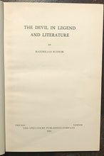 THE DEVIL IN LEGEND AND LITERATURE - 1st Ed, 1931 - SATAN LUCIFER LILITH HELL