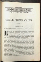 UNCLE TOM'S  CABIN - Harriet Beecher-Stowe, 1897 AFRICAN AMERICAN SLAVERY
