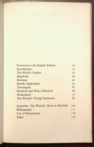 THE WITCH'S GARDEN - Hansen, 1st Ed 1978 - WITCHCRAFT MAGICK HERBALISM PLANTS