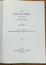 1965 BOOK OF JASHER, SACRED BOOK OF THE BIBLE - ROSICRUCIAN AMORC MAGICK JEWS