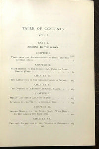 THE EGYPTIAN SUDAN - Budge, 1st Ed 1907, 2 VOLS ANCIENT AFRICA MONUMENTS HISTORY