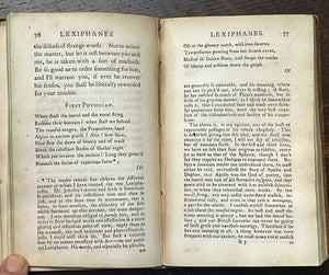 1774 LEXIPHANES, A DIALOGUE - HUMOR, SATIRE, ARCHIBALD CAMPBELL, SAMUEL JOHNSON