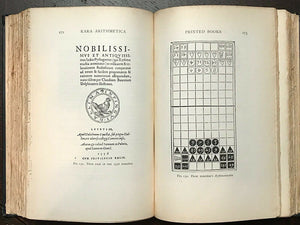 RARA ARITHMETICA - 1st 1908 INSCRIPTION to C.H. Thordarson INVENTOR MATHEMATICS