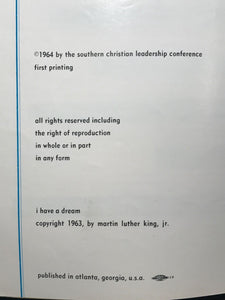 SCLC Story in Words and Pictures, 1st/1st 1964 - Martin Luther King CIVIL RIGHTS