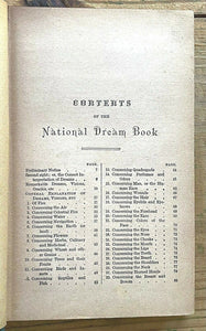 NATIONAL DREAM BOOK - Le Normand, 1st 1877 CLAIRVOYANCE TELEPATHY FORTUNETELLING